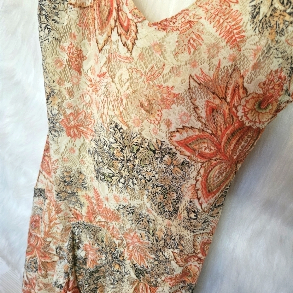 Serendipity Maui Romance & Lace Ruffles Lined Mini Dress - Picture 5 of 7